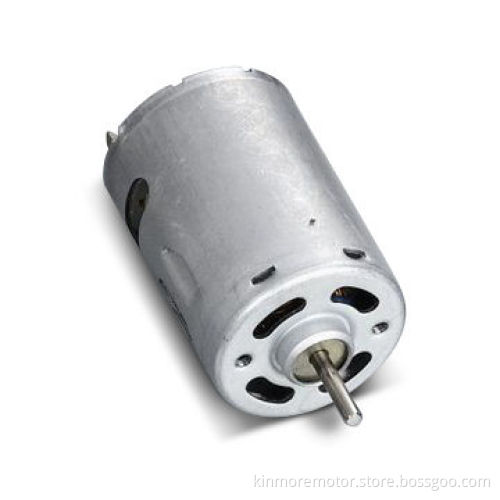 DC motor with cooling fan for vacuum cleaner/headrest adjuster/bilge pump/toy